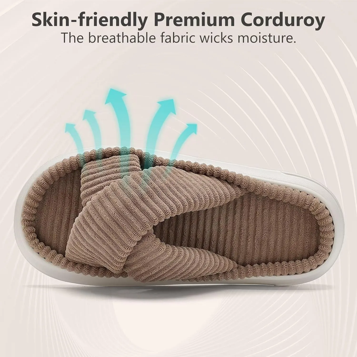 NineCiFun Platform Slippers for Women Indoor and Outdoor Women's Summer Slippers Open Toe Slide House Bedroom Shoes