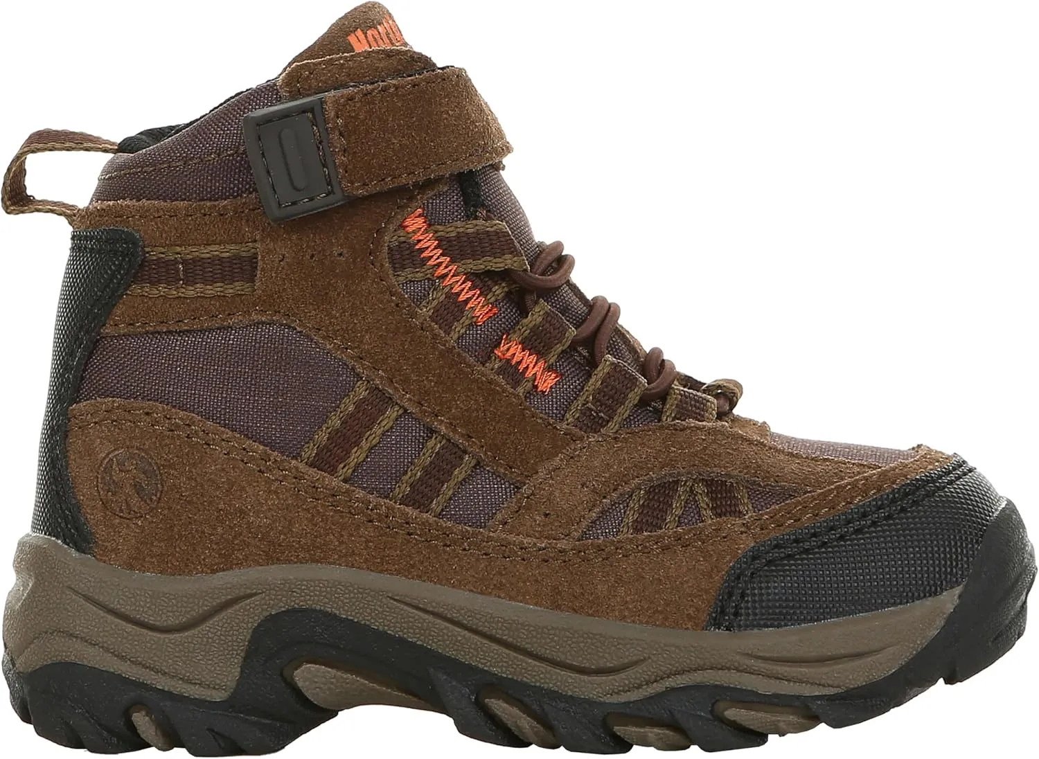 Northside Unisex-Child Rampart Mid Hiking Boots - Lightweight Performance | Suede/Ripstop Nylon Moisture-Wicking Quick Lace-Up Durable TPR Outsole | Kids Hiking Adventure Essential
