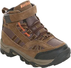Northside Unisex-Child Rampart Mid Hiking Boots - Lightweight Performance | Suede/Ripstop Nylon Moisture-Wicking Quick Lace-Up Durable TPR Outsole | Kids Hiking Adventure Essential