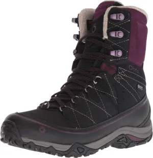 Oboz Juniper 8" Insulated B-DRY Hiking Boot - Women's Eclipse Black/Beet 9