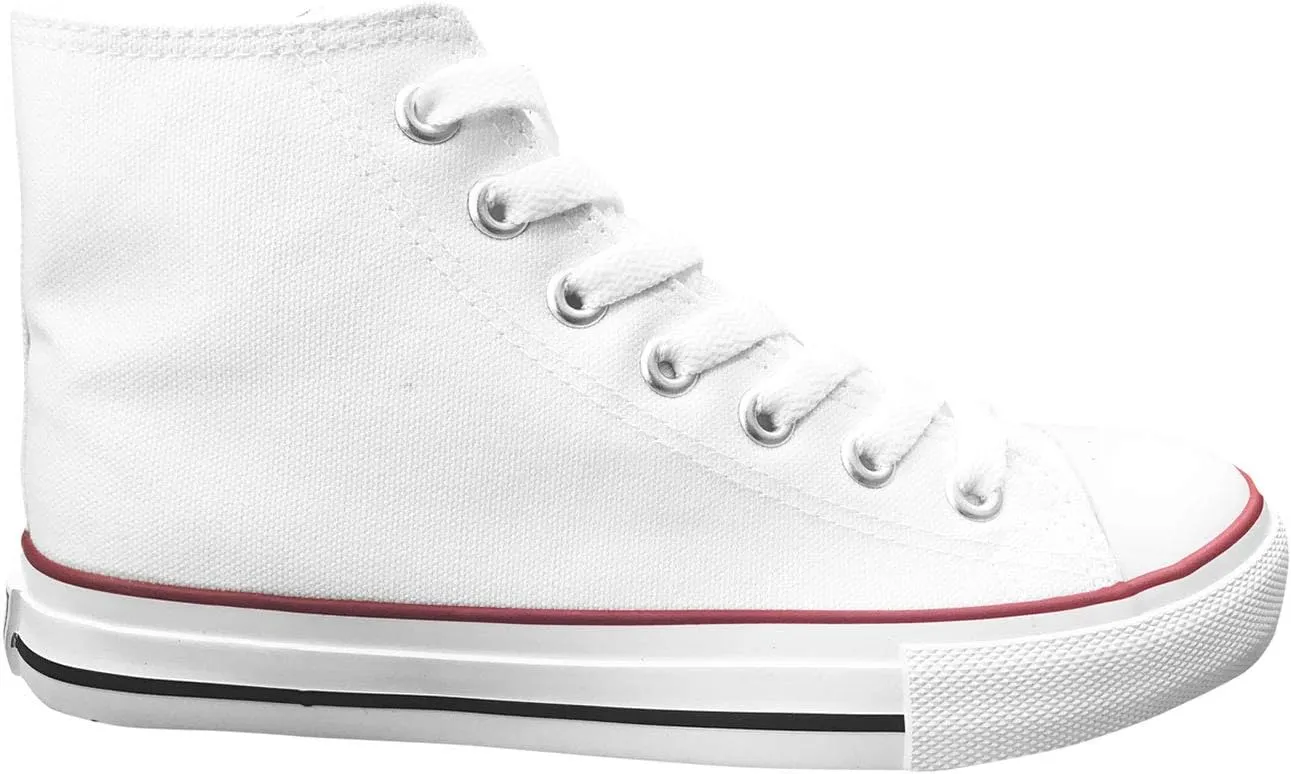 Official Men Blank Low Top Rubber Sole Casual Canvas Sneaker Shoes