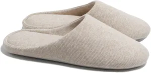 ofoot Women's Non-Slip House Slippers - Lightweight Cotton Memory Foam Indoor Slip-On, Machine Washable & Foldable Travel Design for Home, Yoga, Narrow/Wide Fit Options