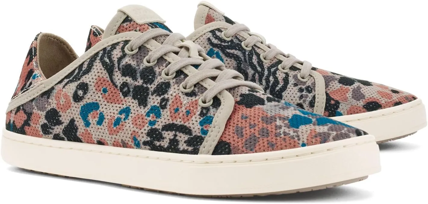 OLUKAI Pehuea Li Women's Lace-Up Sneakers, Casual Everyday Shoes with Drop-in Heel, Lightweight & Breathable Mesh Design, All-Day Comfort & Support
