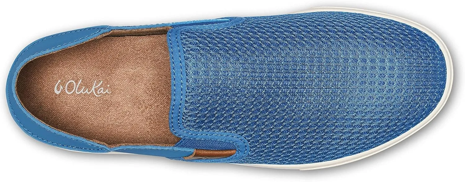 OLUKAI Pehuea Women's Slip On Sneakers, Casual Everyday Shoes with Easy On & Off Design, Breathable Mesh & Drop-in Heel, All-Day Comfort & Support