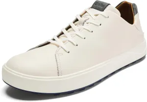 OLUKAI Wai'alae Men's Golf Shoes, Spikeless Golf Shoes, Supple Full-Grain Leather & Contoured Footbed, Waterproof & Stain-Resistant