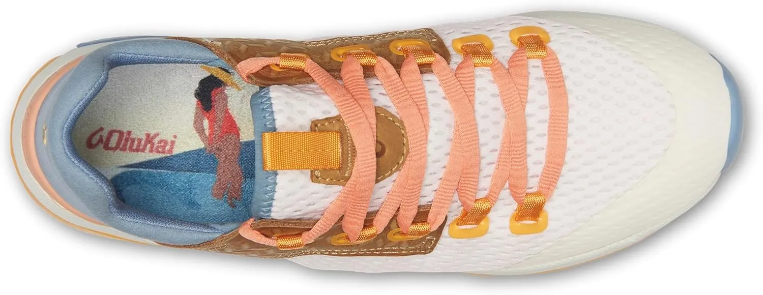 OLUKAI Wailuku Women's Athletic Sneakers, Lightweight & Breathable Mesh, Comfort Fit & Wet Grip Rubber Soles, All-Day Comfort & Supportive
