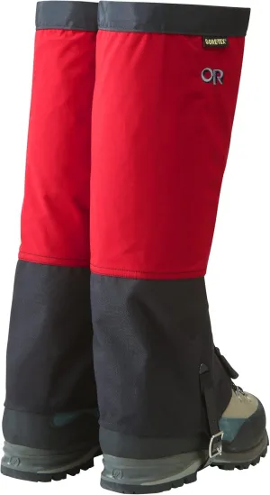 Outdoor Research Men’s Crocodile Gore-TEX Gaiters – Breathable Leg Protection - Chili/Black XLarge