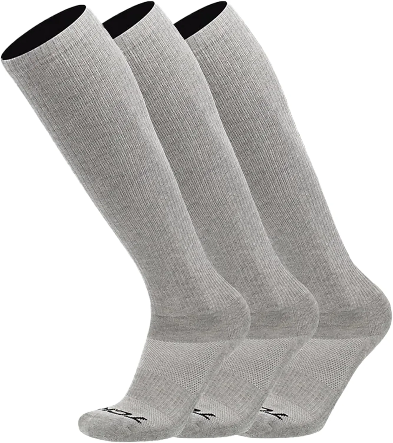 Over the Calf Work Socks for Men and Women 9-11 10-13 13-15 Moisture Wicking Tall Cushioned Knee High Boot Socks 6-pack