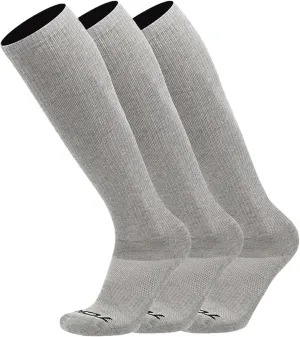 Over the Calf Work Socks for Men and Women 9-11 10-13 13-15 Moisture Wicking Tall Cushioned Knee High Boot Socks 6-pack