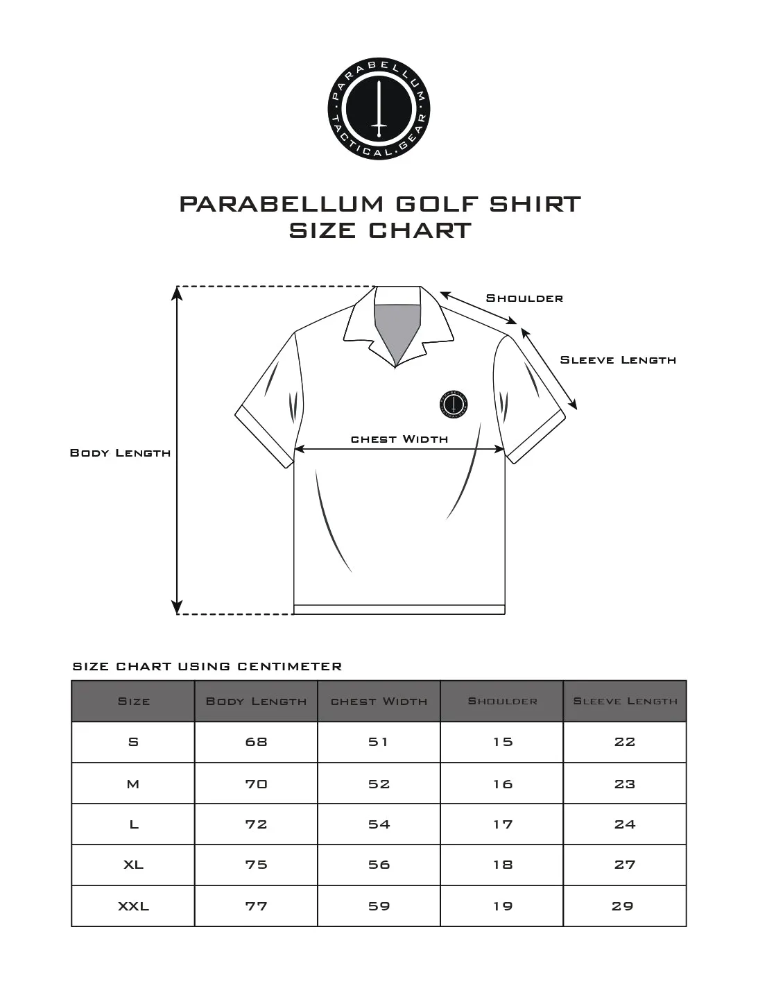 Parabellum® Tactical Golf Shirt