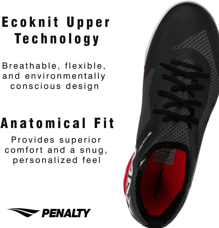 PENALTY Ecoknit MAX 500, The Multi-Sport Indoor Cleat Shoe – Designed for Futsal, Handball, Volleyball, and Tennis