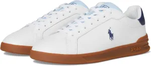 Polo Ralph Lauren, Men, Heritage Court II, White/Light Blue/Navy, 13, Medium