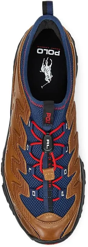 Polo Ralph Lauren Men's Adventure 300lt Leather-mesh Sneaker