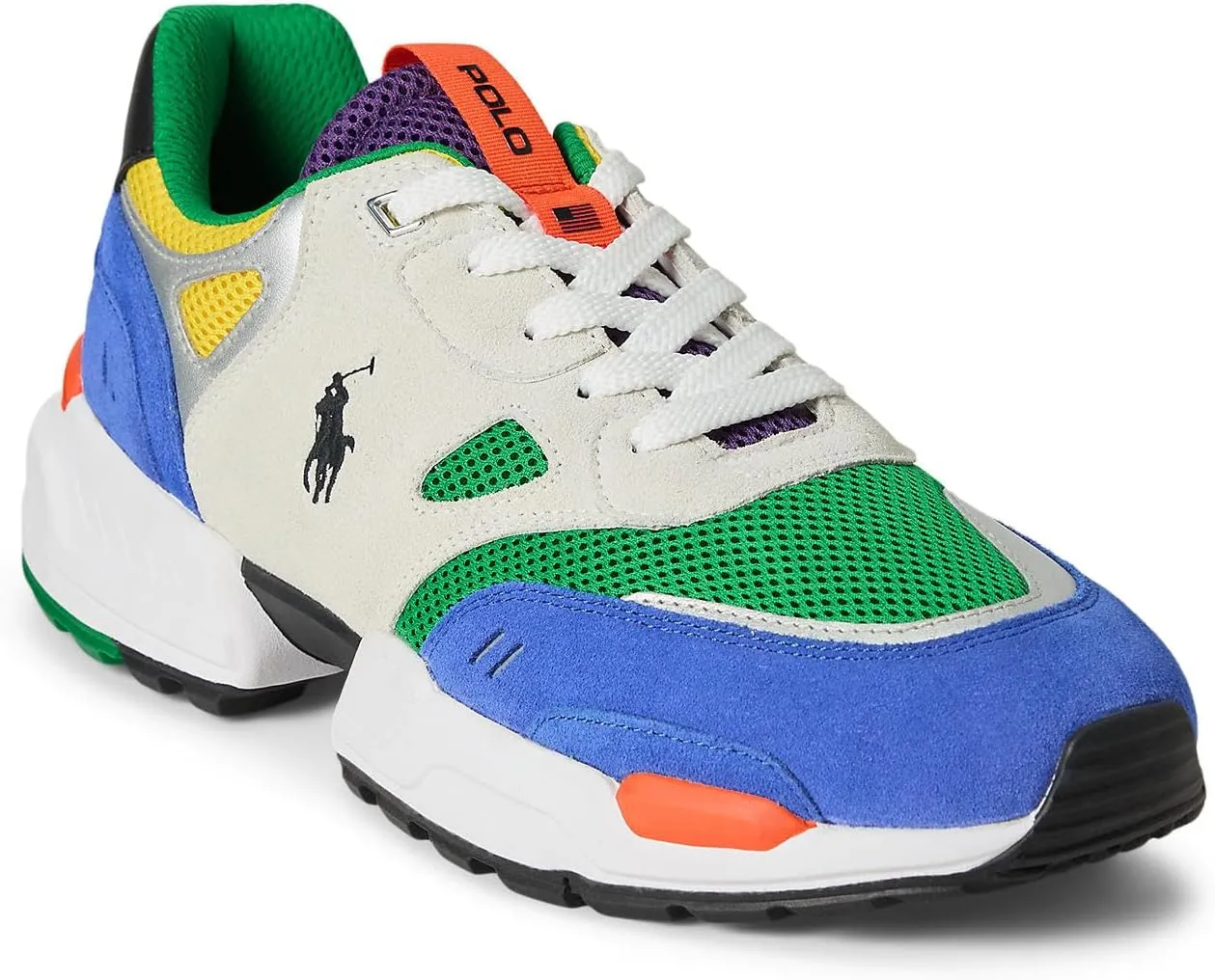 POLO RALPH LAUREN Men's Jogger Suede & Mesh Sneaker