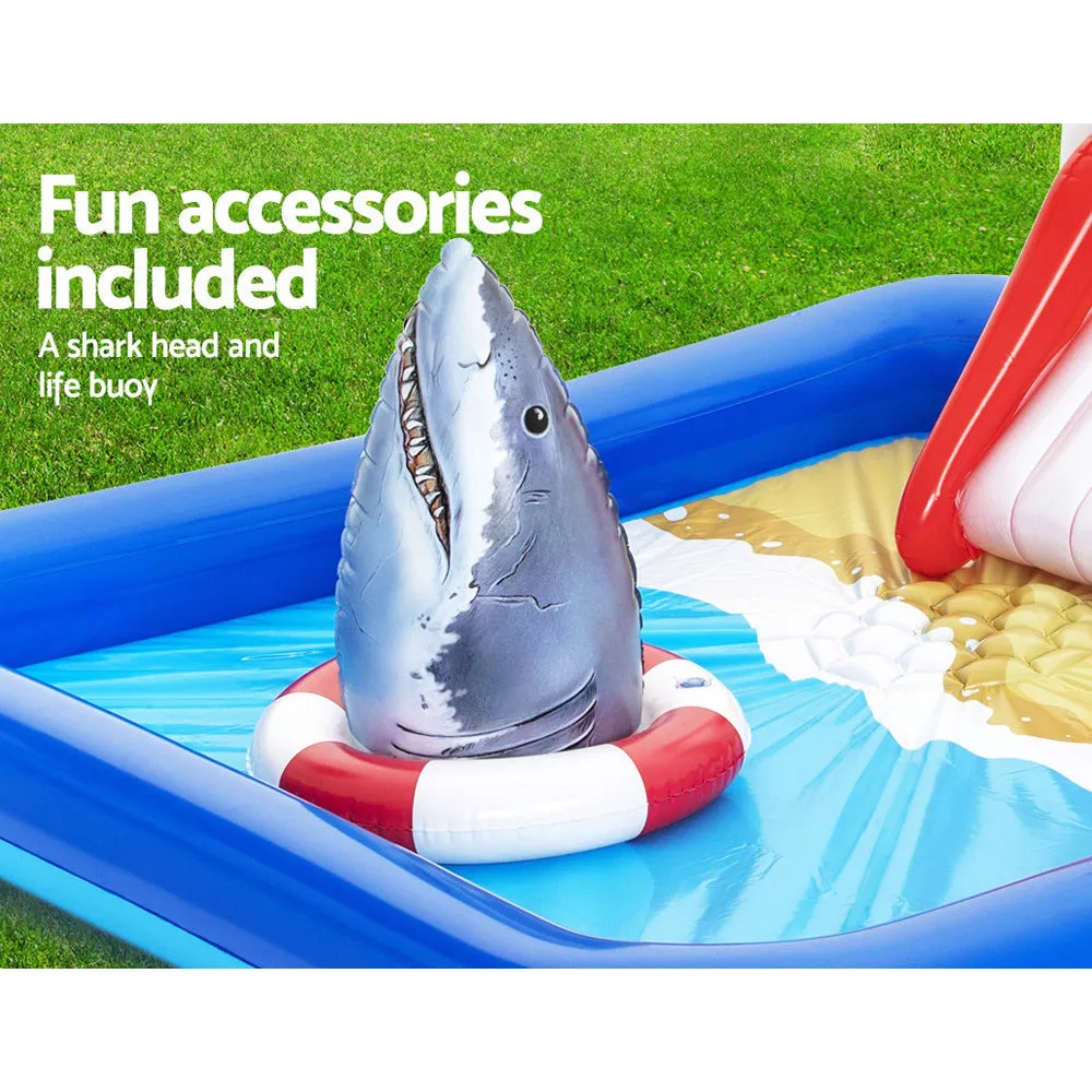 Pools Play Inflatable Above Huge price cut Ground Fast dispatch Swimming Kids Lifeguard Pool Bestway Slide