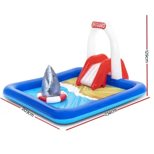 Pools Play Inflatable Above Huge price cut Ground Fast dispatch Swimming Kids Lifeguard Pool Bestway Slide