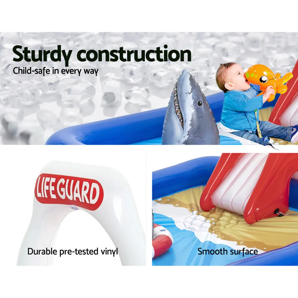 Pools Play Inflatable Above Huge price cut Ground Fast dispatch Swimming Kids Lifeguard Pool Bestway Slide