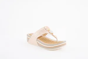 PROPET - WW1530 FASHION TOE-POST MULE - ROSE GOLD