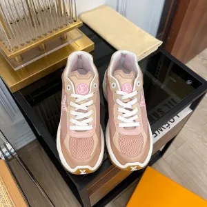 Reduced cost BROWN SNEAKER Louis 55 PINK Vuitton RUN Exclusive options
