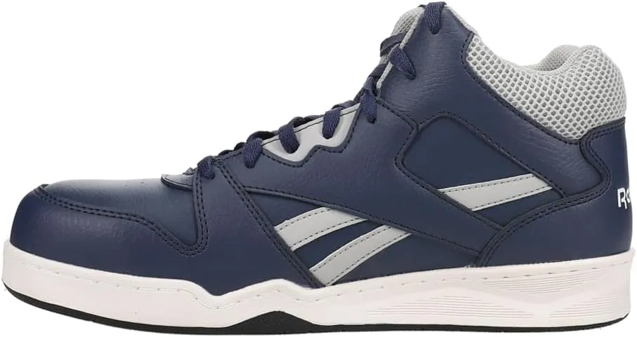 Reebok Men's Rb4133 Bb4500 Safety High Top Composite Toe Work Sneaker Navy and Grey Industrial & Construction Boot