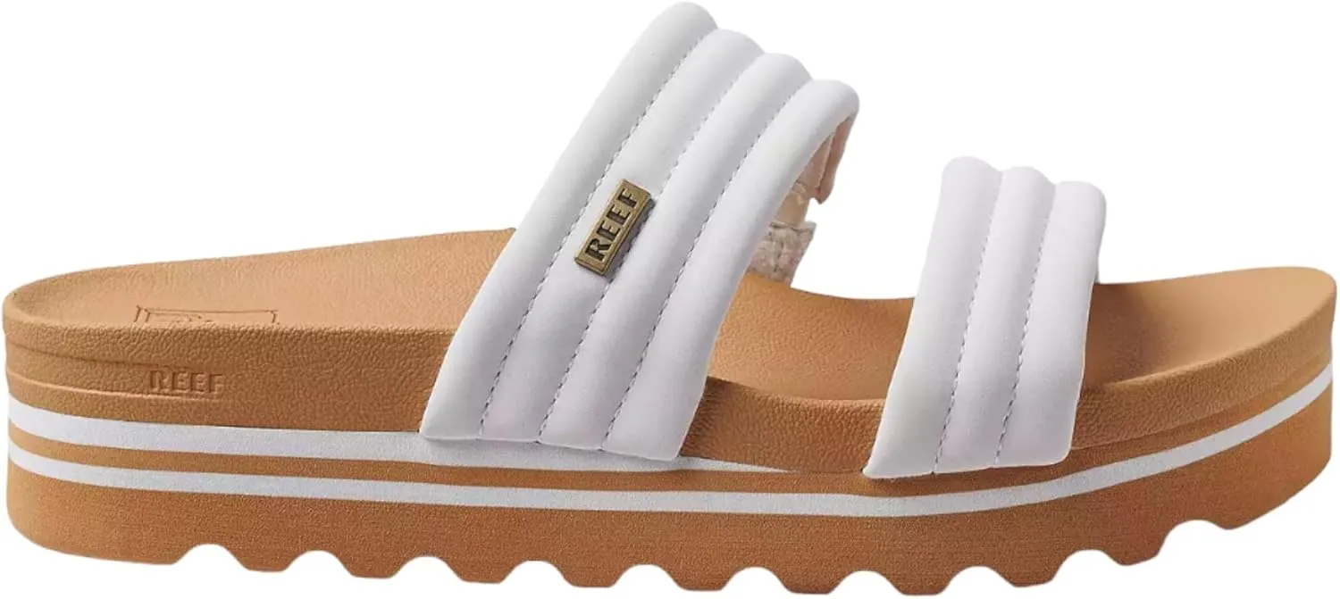 Reef Women's Kaia 2 Bar Platform Slide Sandals