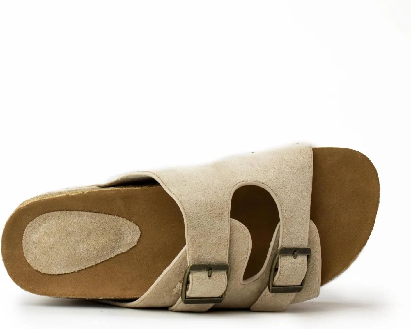 RF ROOM OF FASHION Women's Open Toe Slide on Footbed Platform Sandals