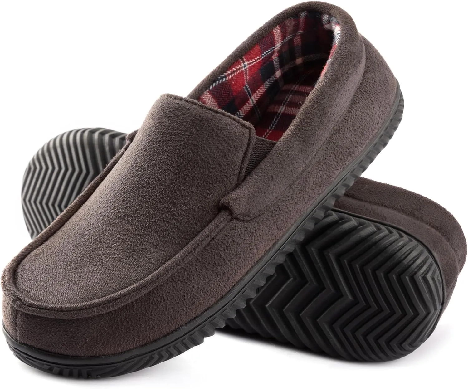 RockDove Men's Alexander Flannel Lined Loafer Slipper