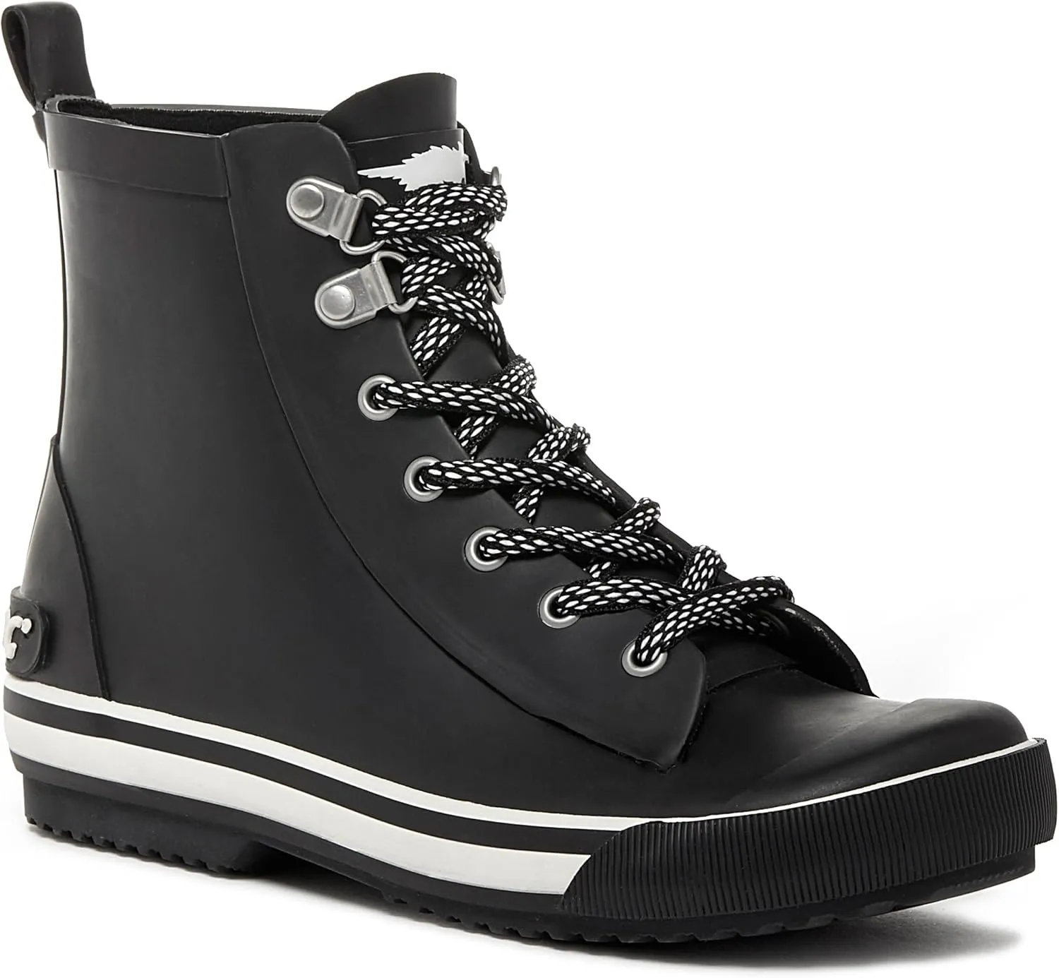 Rocket Dog Women's Rainy Rain Boot, Black, 12