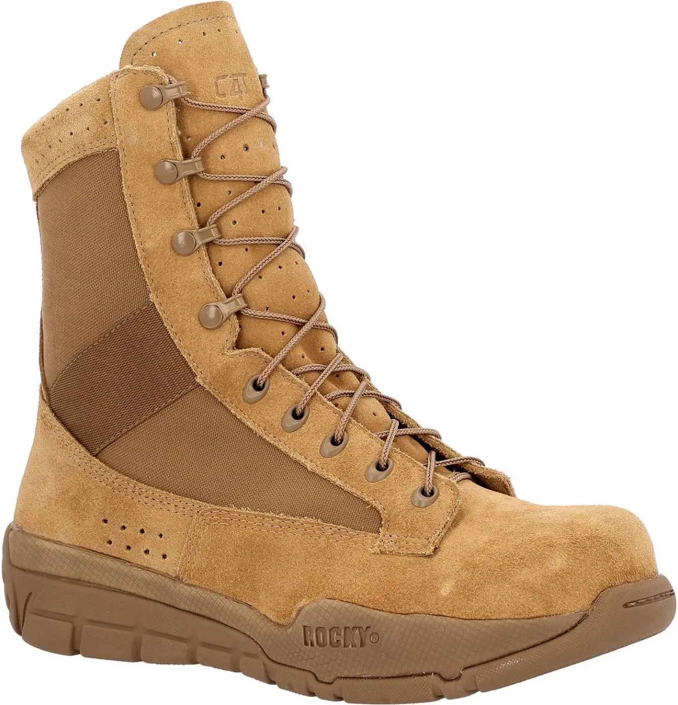 ROCKY C4T Protective Toe Tactical Military Boot, Coyote Brown, Size 10.5(W)