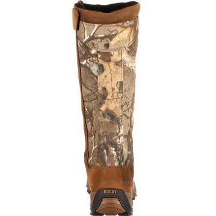 Rocky Men's Retraction 17" Waterproof Side Zipper Snake Hunt Boot Realtree RKS0243
