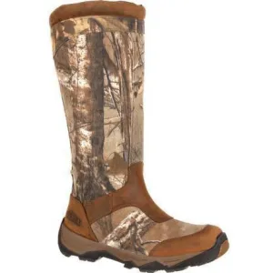 Rocky Men's Retraction 17" Waterproof Side Zipper Snake Hunt Boot Realtree RKS0243
