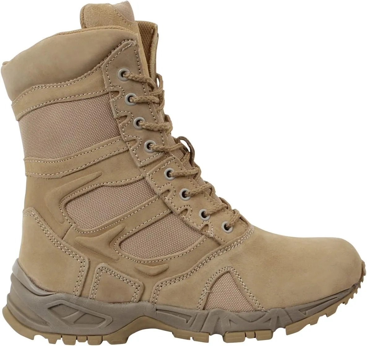 Rothco 8'' Forced Entry Black Side Zip Boot