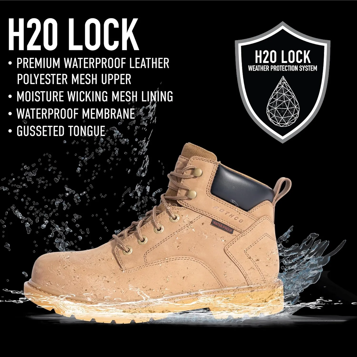 Rothco Tradesman 6 Inch Work Boot