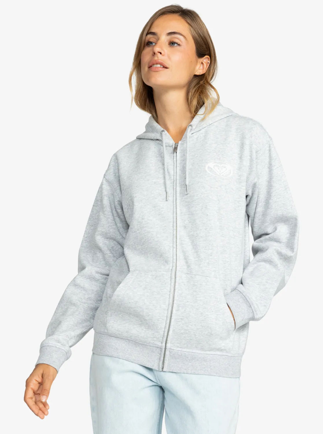 Roxy Surf Stoked Zipped Brushed - Heritage Heather