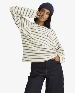 RVCA Ivy Raglan Sweater NATURAL