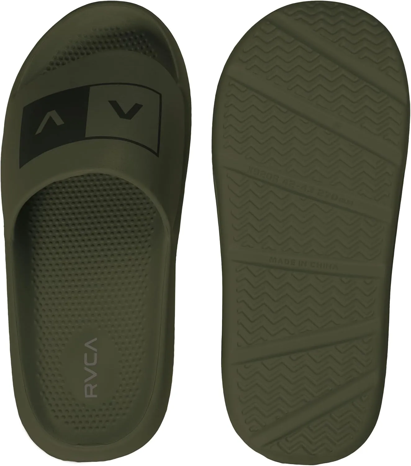 RVCA VA Molded Slide Sandals - Bold Style and Ultimate Breathable Comfort