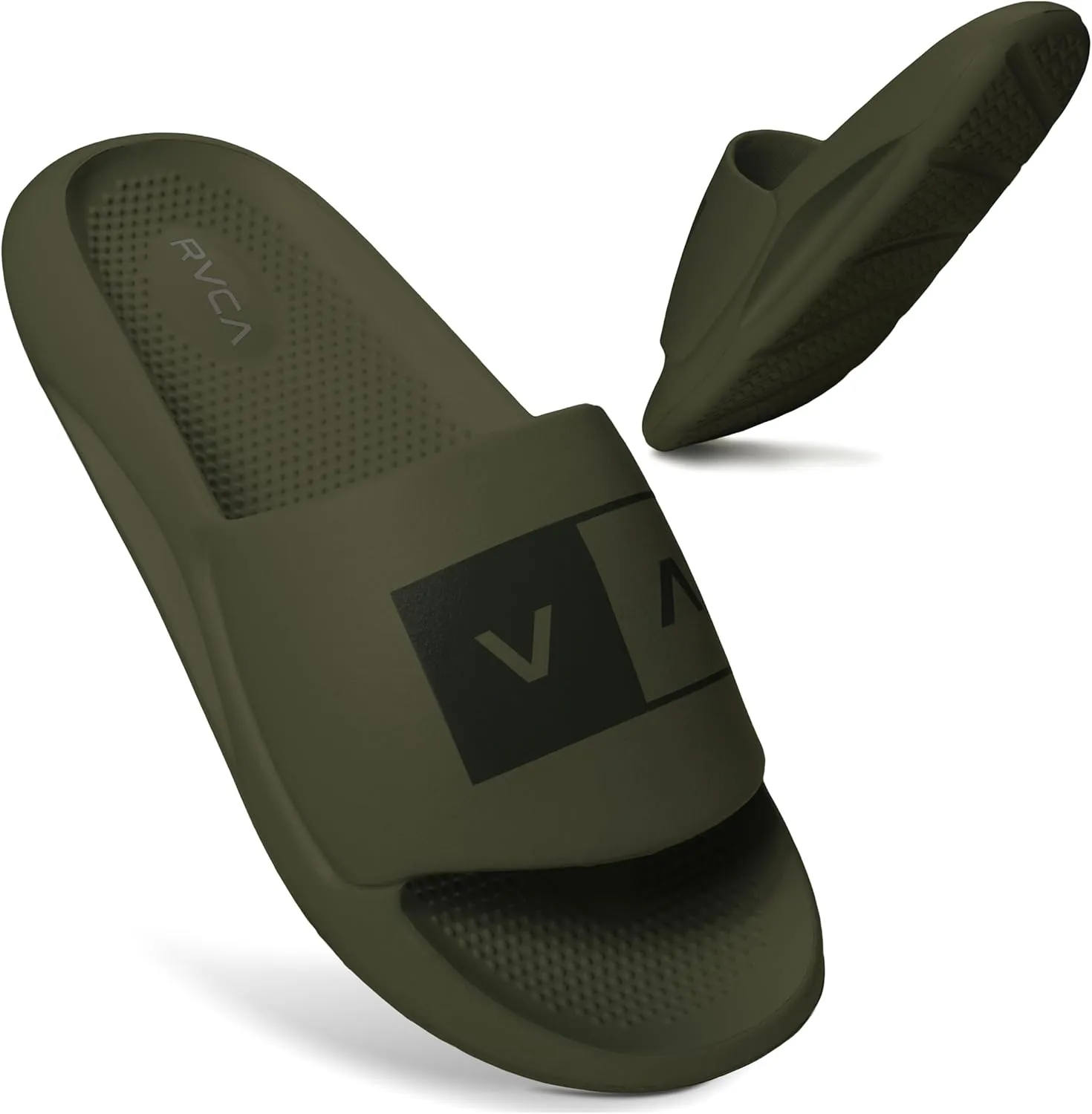 RVCA VA Molded Slide Sandals - Bold Style and Ultimate Breathable Comfort