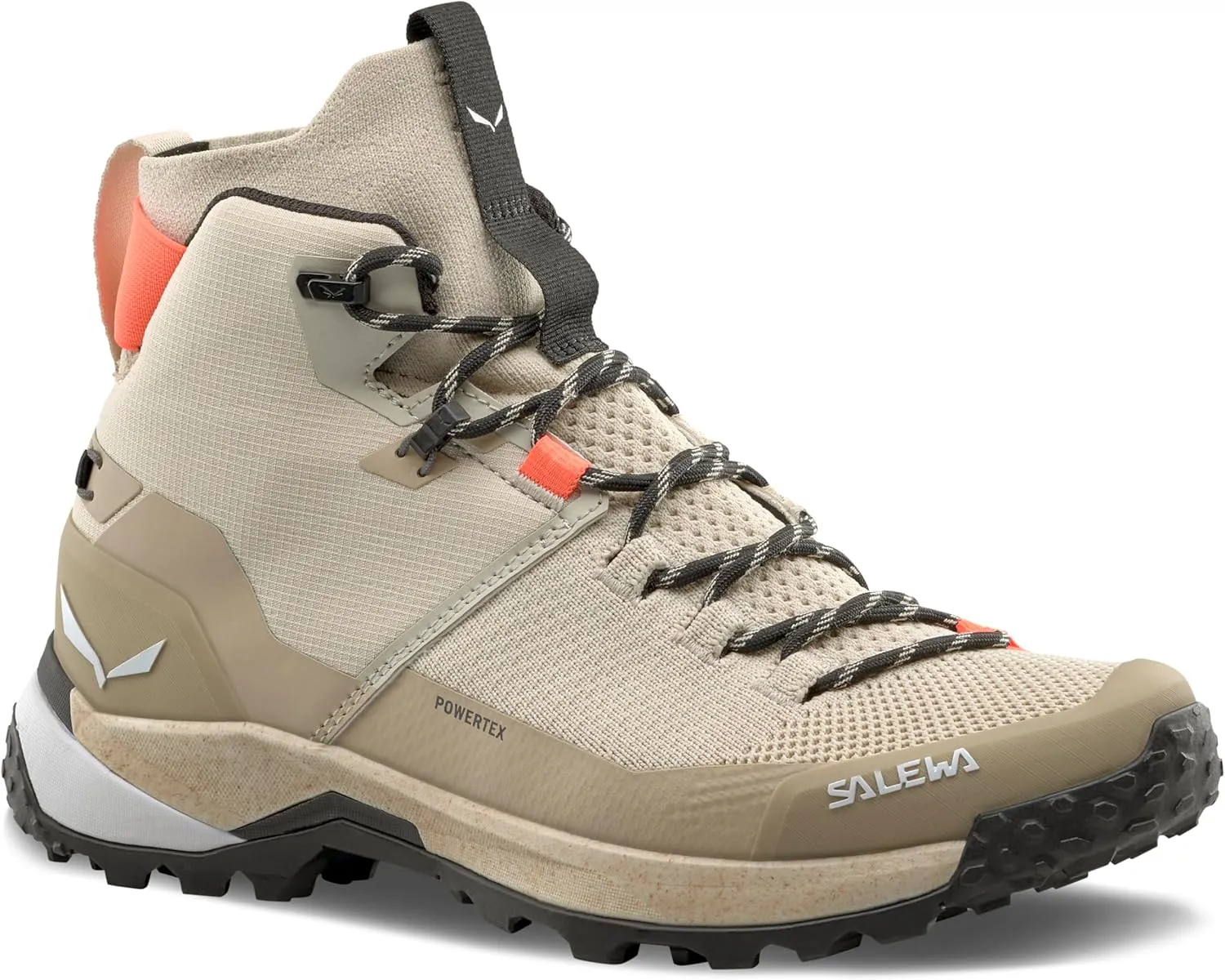 Salewa Women's Puez Knit Mid Powertex Waterproof Trail Boot for Hiking & Trekking