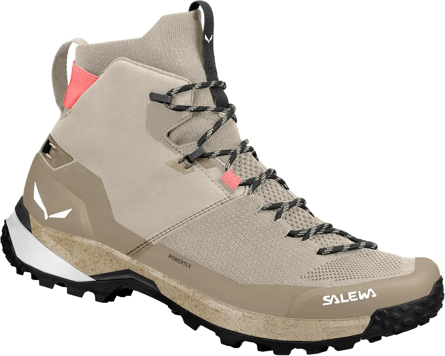 Salewa Women's Puez Knit Mid Powertex Waterproof Trail Boot for Hiking & Trekking