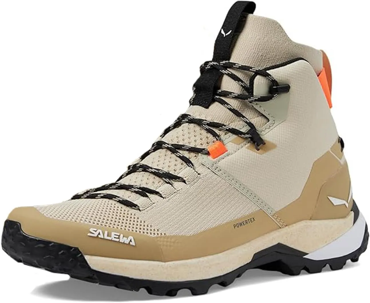 Salewa Women's Puez Knit Mid Powertex Waterproof Trail Boot for Hiking & Trekking