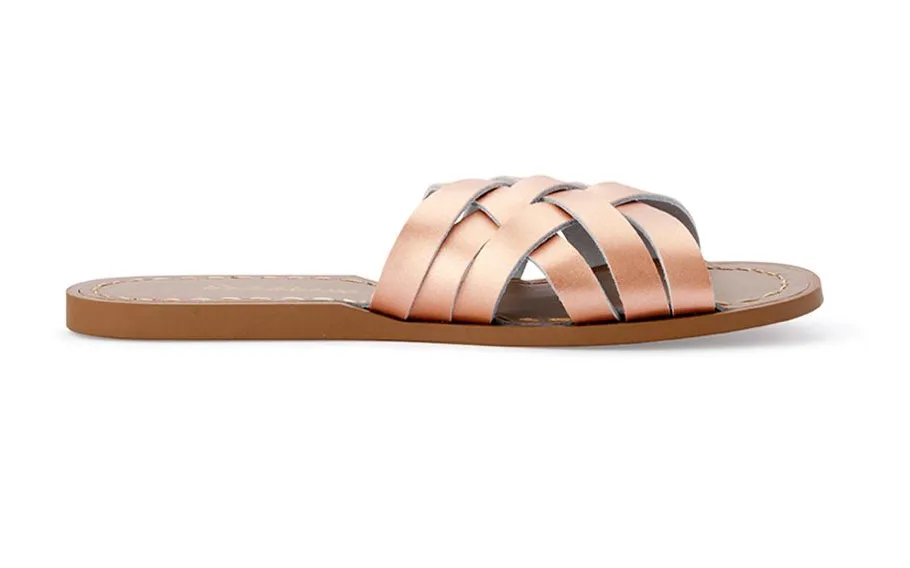 Salt Water Sandal | Retro Slide | Rose Gold | Adult