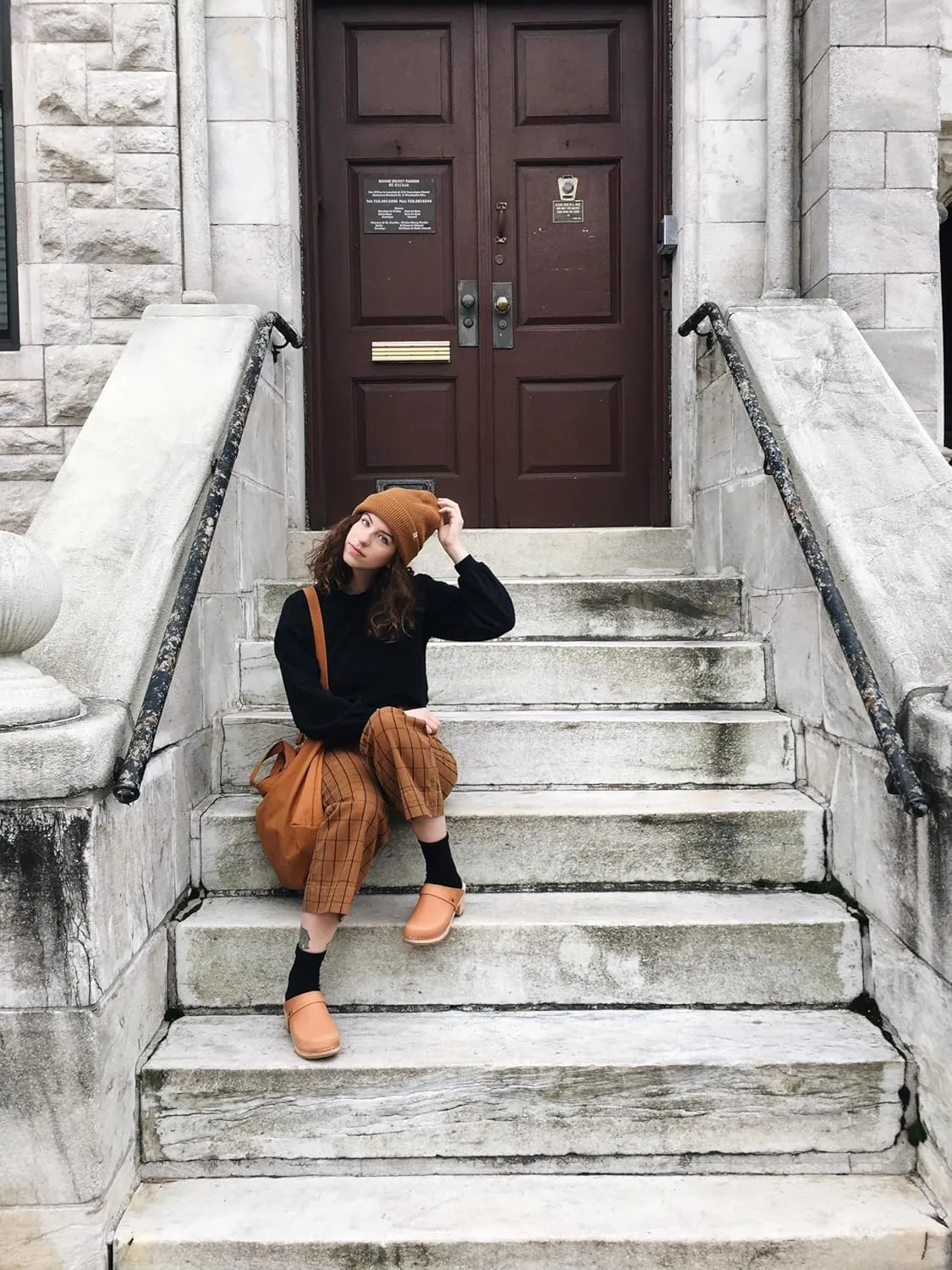 Sandgrens Handmade Swedish Wood Clogs for Women, High Heel Mule | Dublin