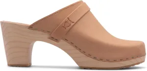 Sandgrens Handmade Swedish Wood Clogs for Women, High Rise Mule | Maya