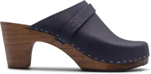 Sandgrens Handmade Swedish Wood Clogs for Women, High Rise Mule | Maya