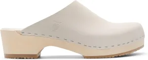 Sandgrens Handmade Swedish Wood Clogs for Women, Low Heel Mule | Austin
