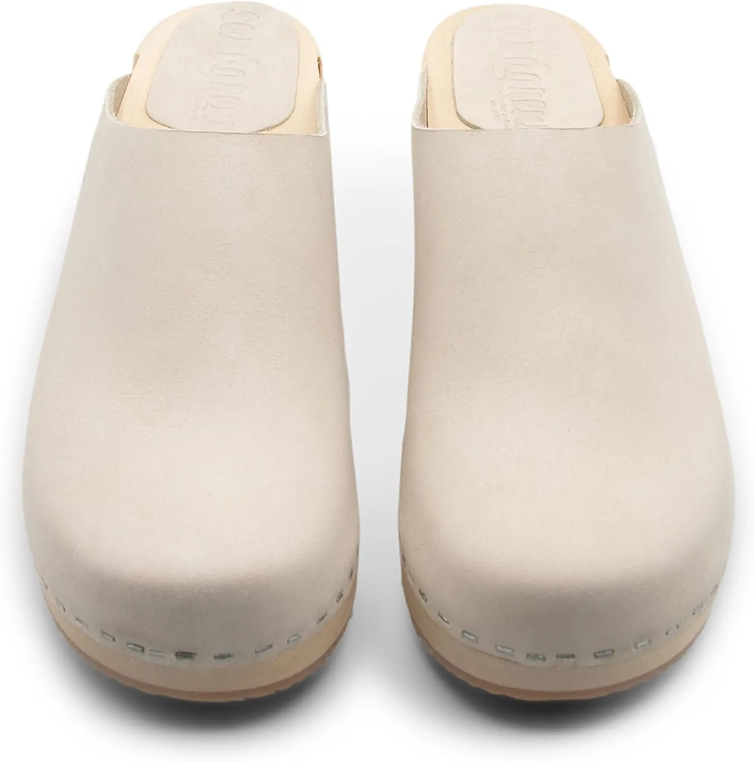 Sandgrens Handmade Swedish Wood Clogs for Women, Low Heel Mule | Austin