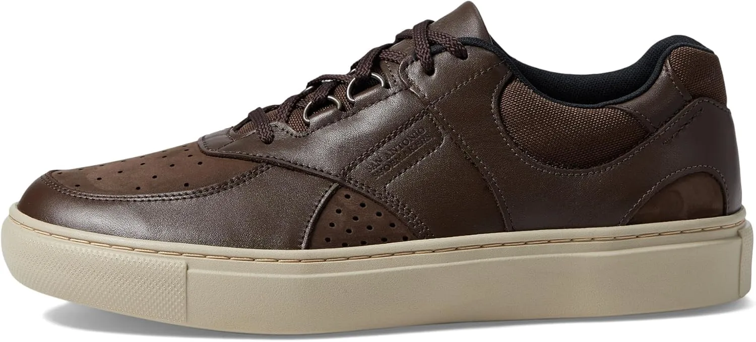 SAS High Street Shoes for Men - Leather Upper with Cushioned Footbed, Breathable and Comfortable Lace-up Sneakers - Smores