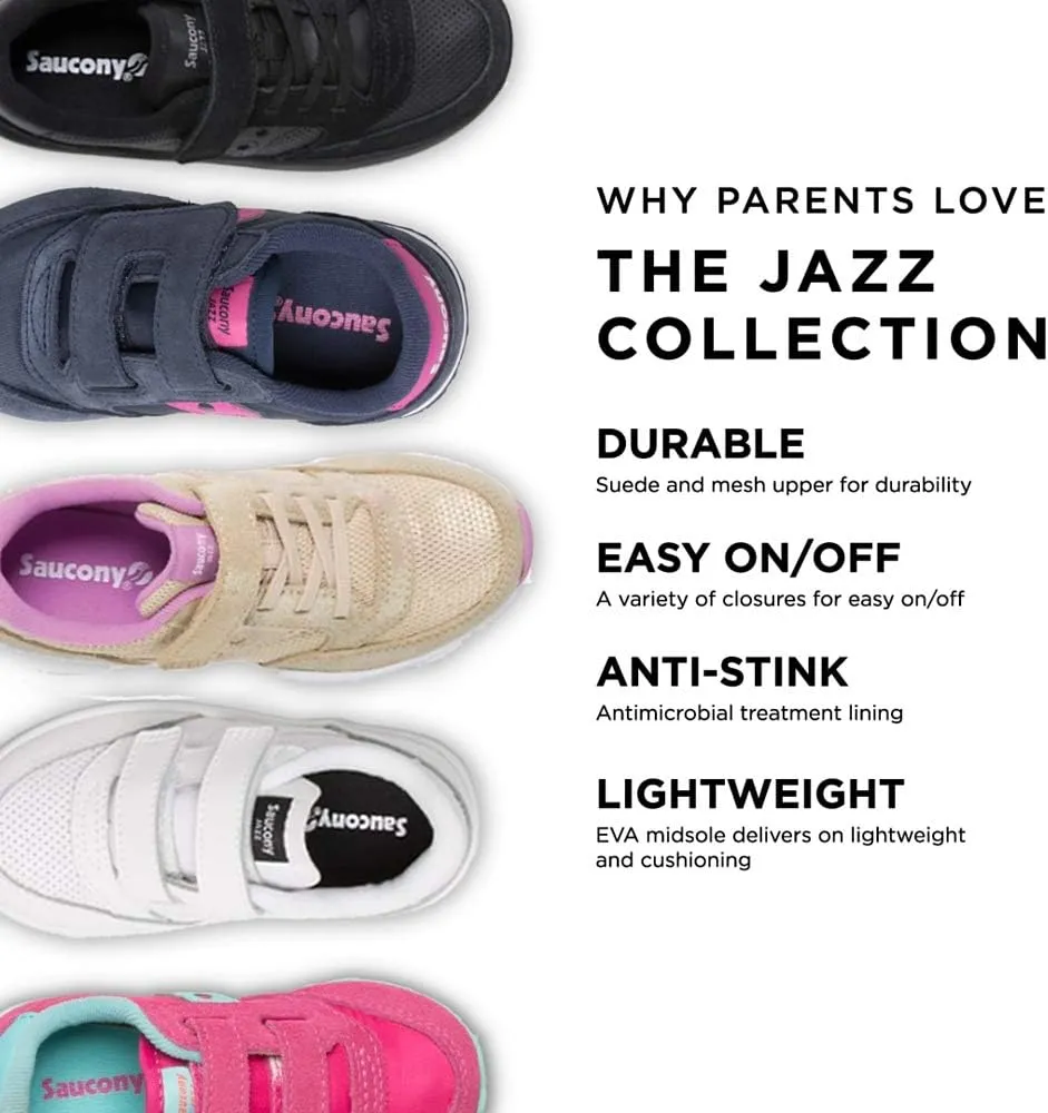 Saucony Baby Girls' Baby Jazz Hook Loop Seasonal