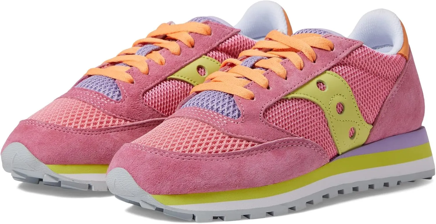 Saucony Jazz Triple Light Pink/Lime 5.5 B (M)
