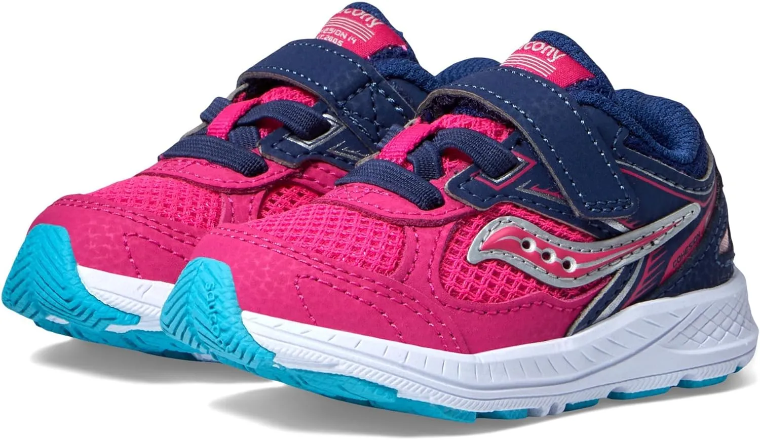 Saucony Unisex-Child Cohesion 14 Alternative Closure Jr Running Shoe
